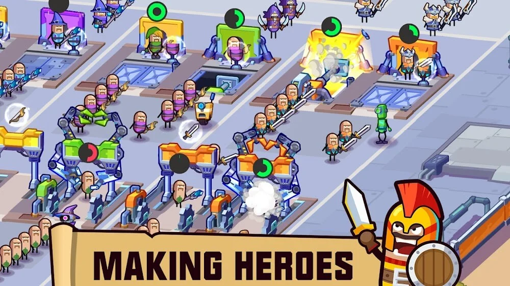 Hero Making Tycoon MOD APK Liteapks